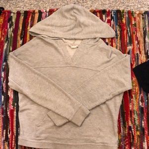 grey hoodie